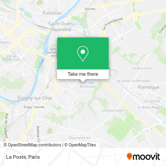 La Poste map