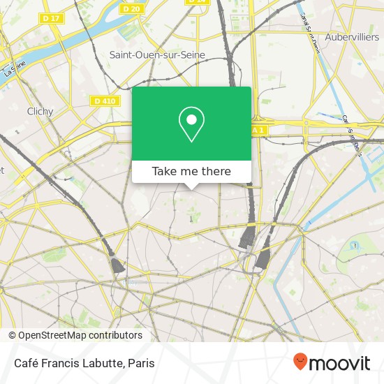 Café Francis Labutte map