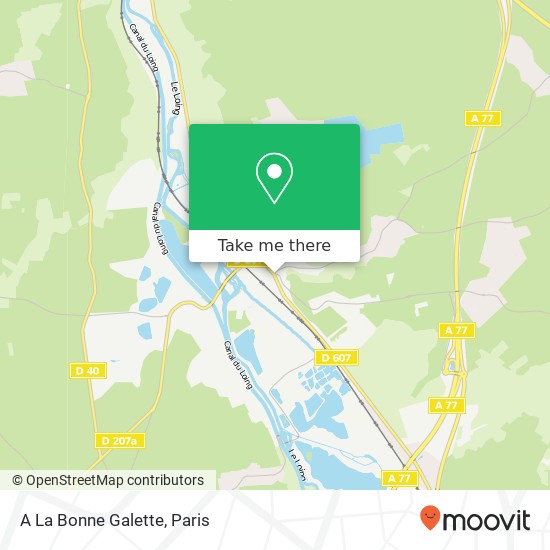 A La Bonne Galette map