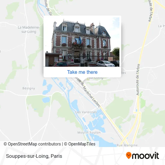 Souppes-sur-Loing map