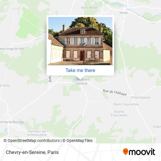 Mapa Chevry-en-Sereine