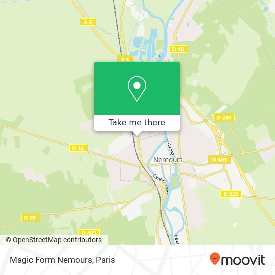 Magic Form Nemours map