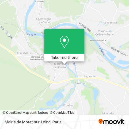 Mairie de Moret-sur-Loing map