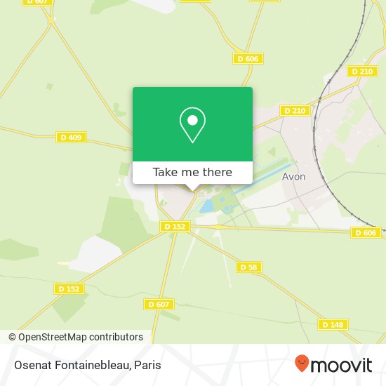 Mapa Osenat Fontainebleau