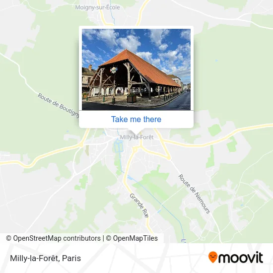 Milly-la-Forêt map