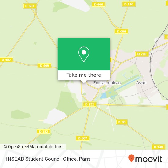 INSEAD Student Council Office map