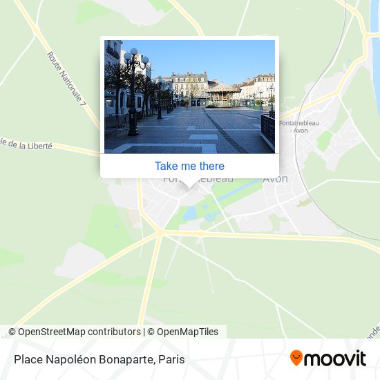 Mapa Place Napoléon Bonaparte