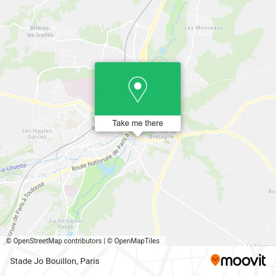Stade Jo Bouillon map