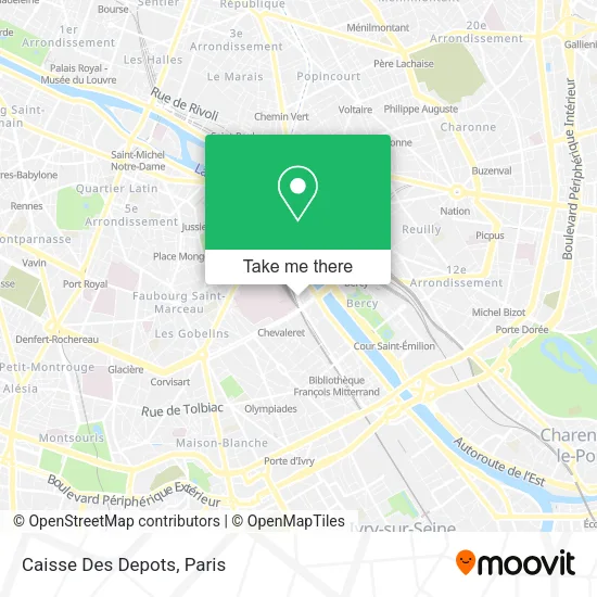 Caisse Des Depots map