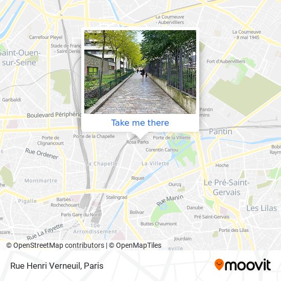 Rue Henri Verneuil map