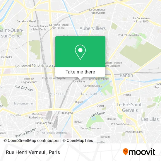 Rue Henri Verneuil map