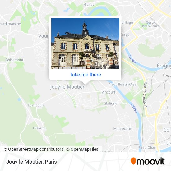 Jouy-le-Moutier map