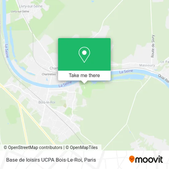 Base de loisirs UCPA Bois-Le-Roi map