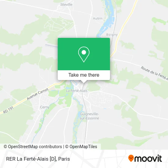 RER La Ferté-Alais [D] map