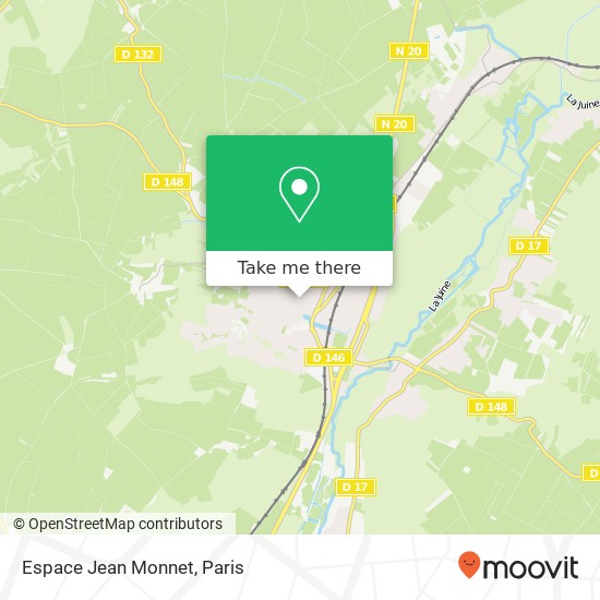Mapa Espace Jean Monnet