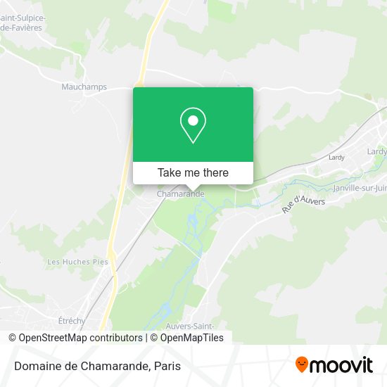 Domaine de Chamarande map