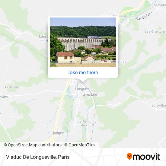 Mapa Viaduc De Longueville