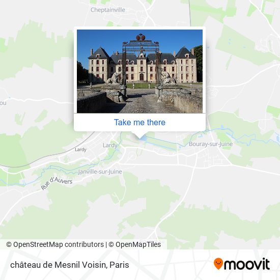 Mapa château de Mesnil Voisin