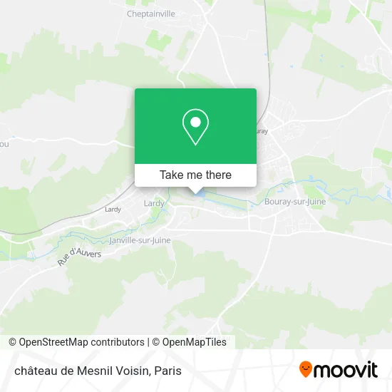 château de Mesnil Voisin map