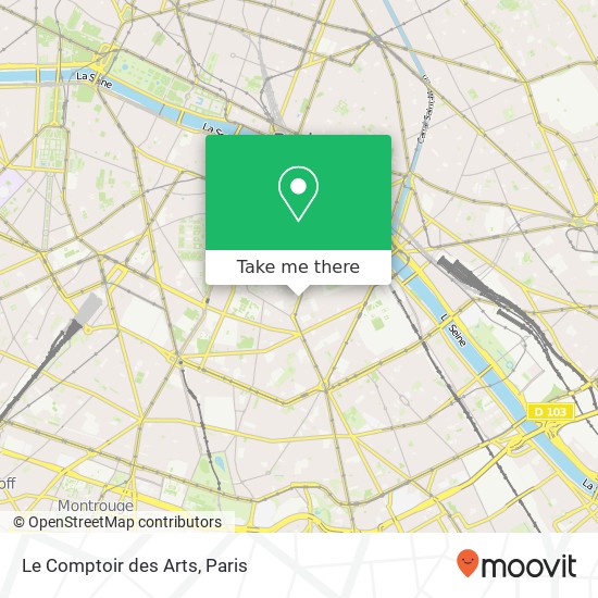 Mapa Le Comptoir des Arts