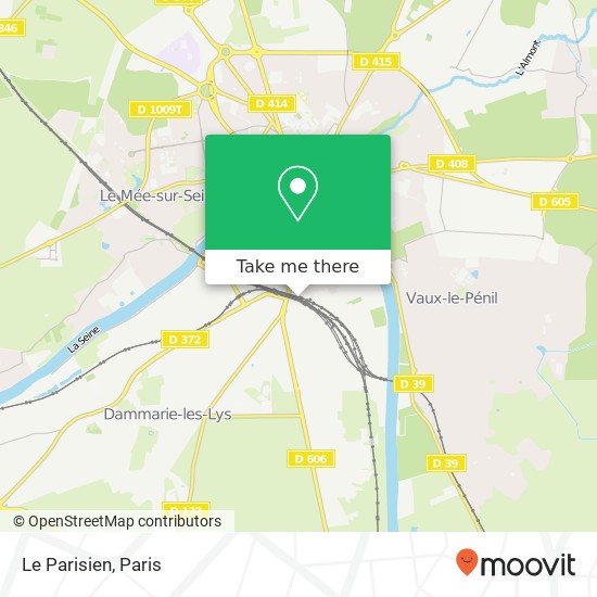 Le Parisien map