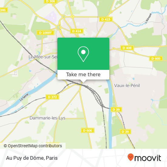 Au Puy de Dôme map