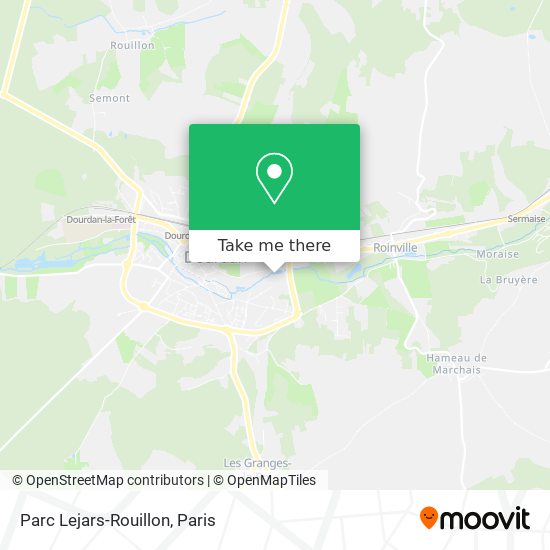 Parc Lejars-Rouillon map