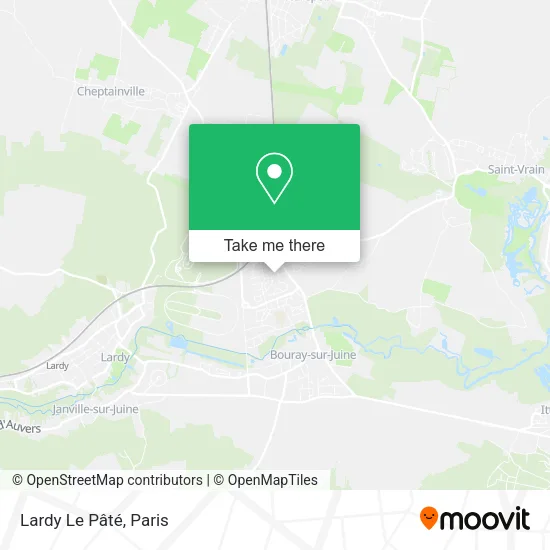 Lardy Le Pâté map