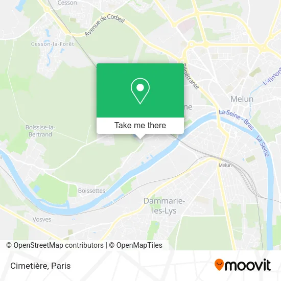 Cimetière map