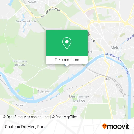 Chateau Du Mee map