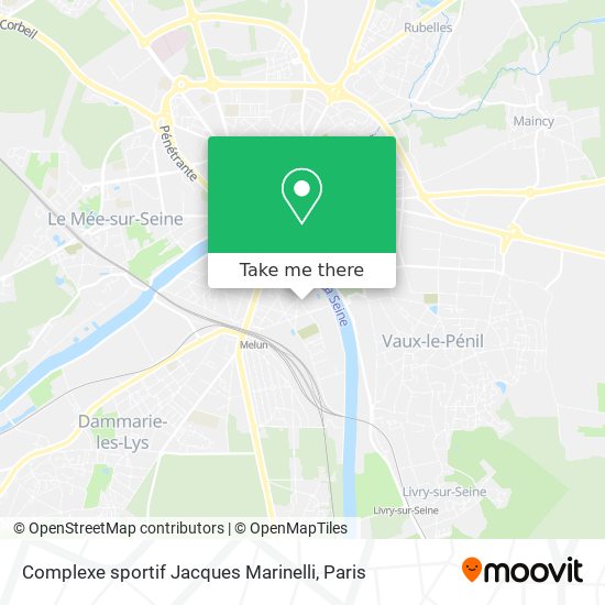 Mapa Complexe sportif Jacques Marinelli