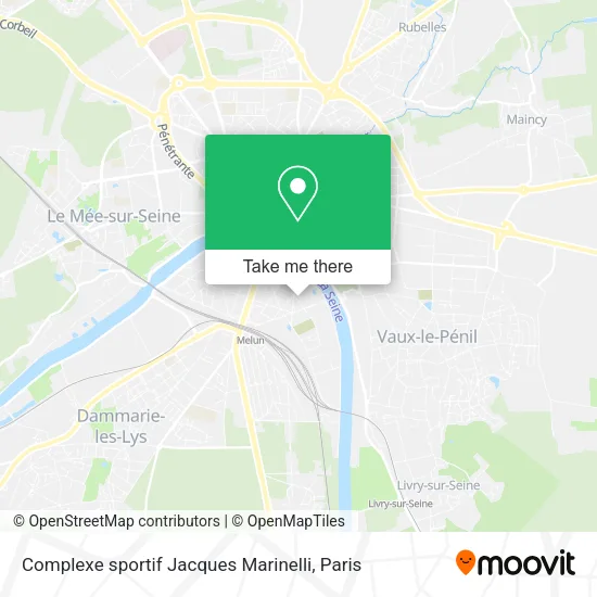 Complexe sportif Jacques Marinelli map