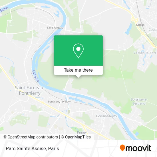 Parc Sainte Assise map