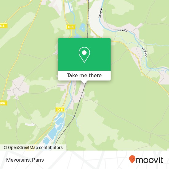 Mevoisins map