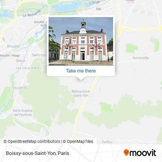 Boissy-sous-Saint-Yon map