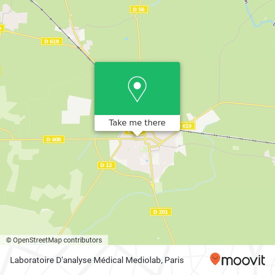 Laboratoire D'analyse Médical Mediolab map