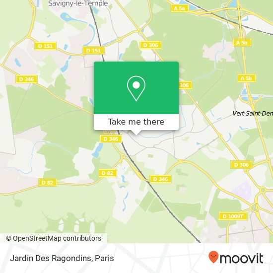 Mapa Jardin Des Ragondins