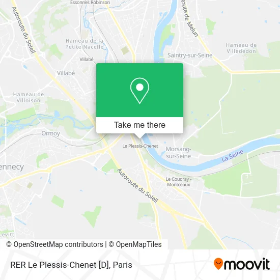 RER Le Plessis-Chenet [D] map