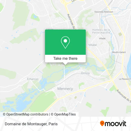 Domaine de Montauger map