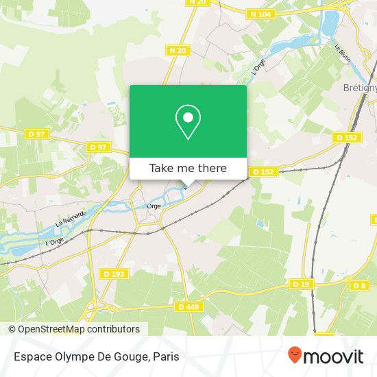 Mapa Espace Olympe De Gouge