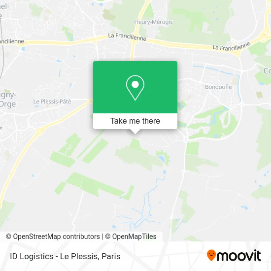 ID Logistics - Le Plessis map