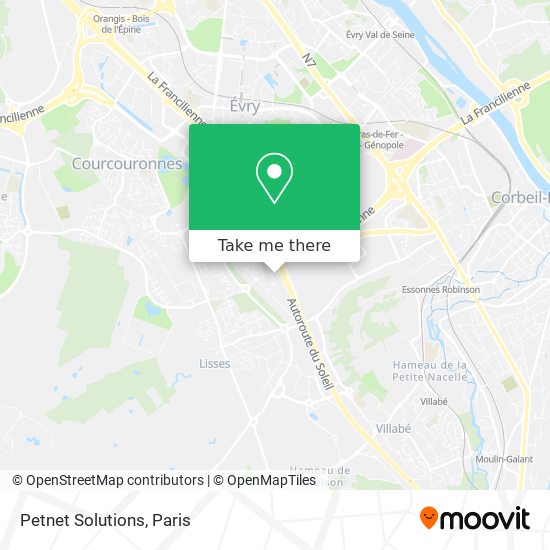 Petnet Solutions map