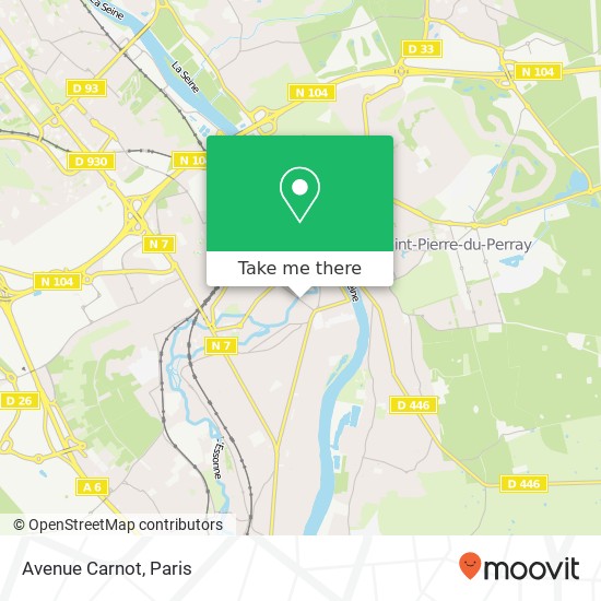 Avenue Carnot map