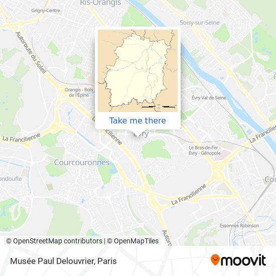 Musée Paul Delouvrier map