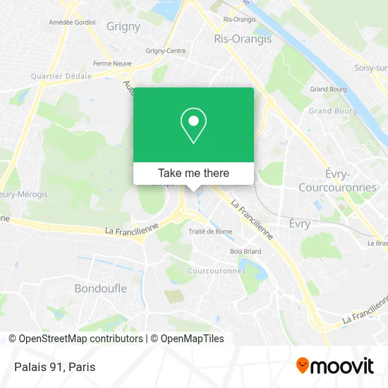 Palais 91 map