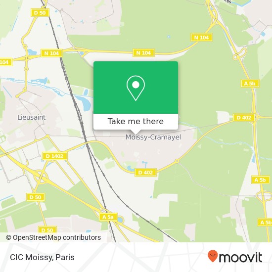 Mapa CIC Moissy