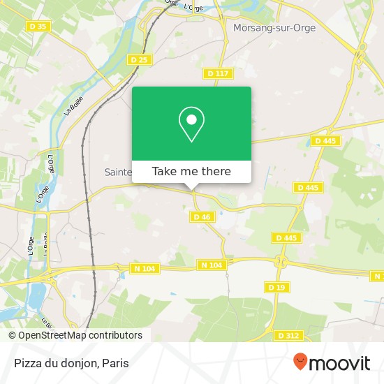 Mapa Pizza du donjon