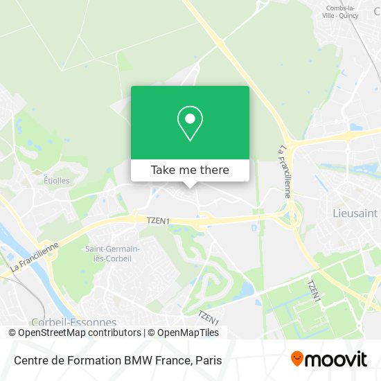 Centre de Formation BMW France map