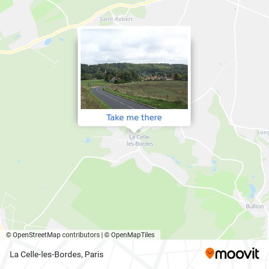 La Celle-les-Bordes map