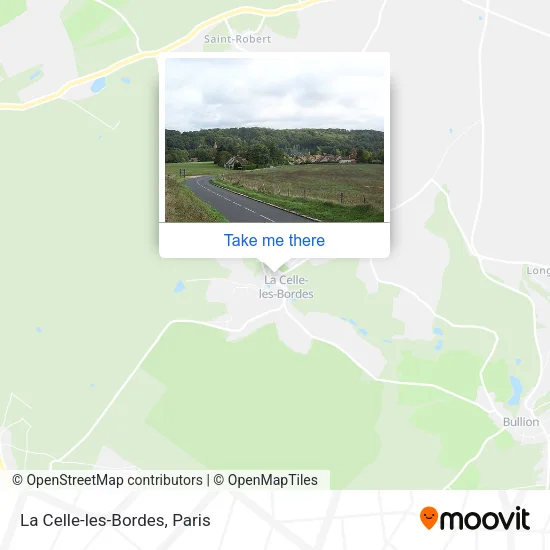 La Celle-les-Bordes map